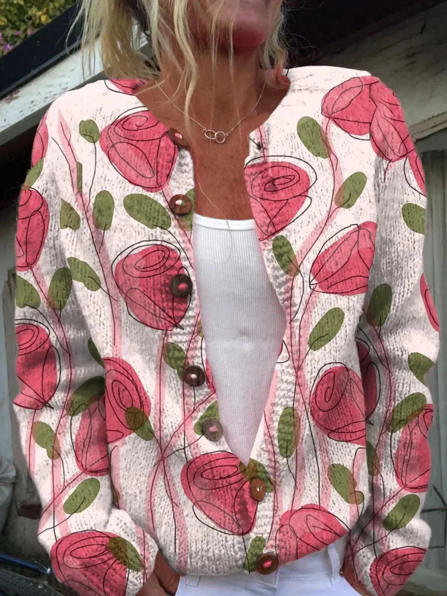 Shane™ | Women's Floral Button Cardigan
