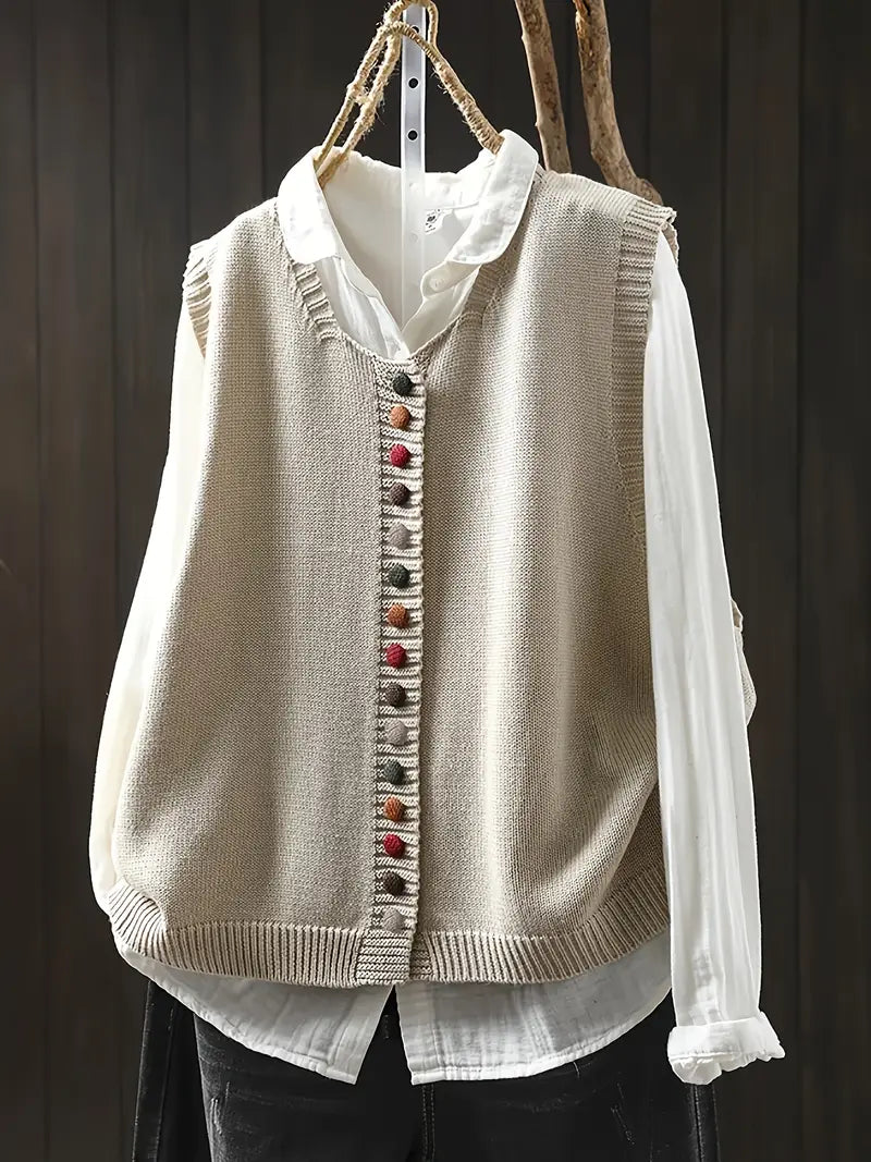 SOFIA™ | Sleeveless Knitted Vest