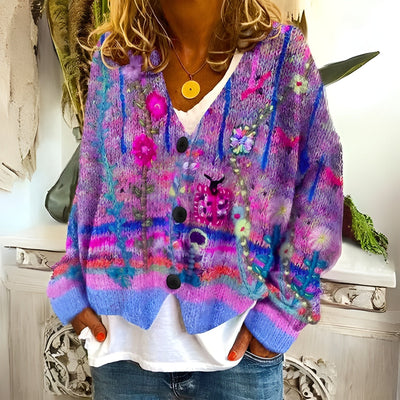 ÉNORA™ | Floral Cardigan
