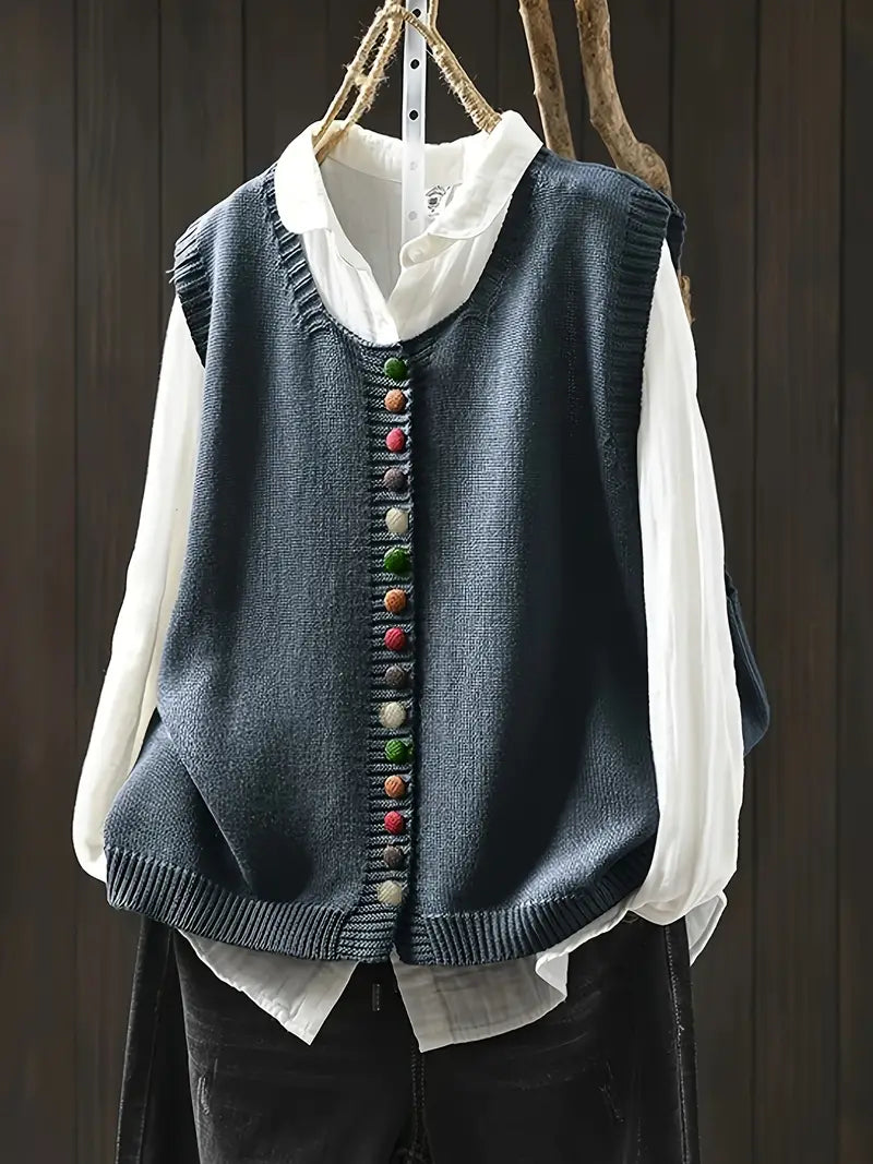 SOFIA™ | Sleeveless Knitted Vest