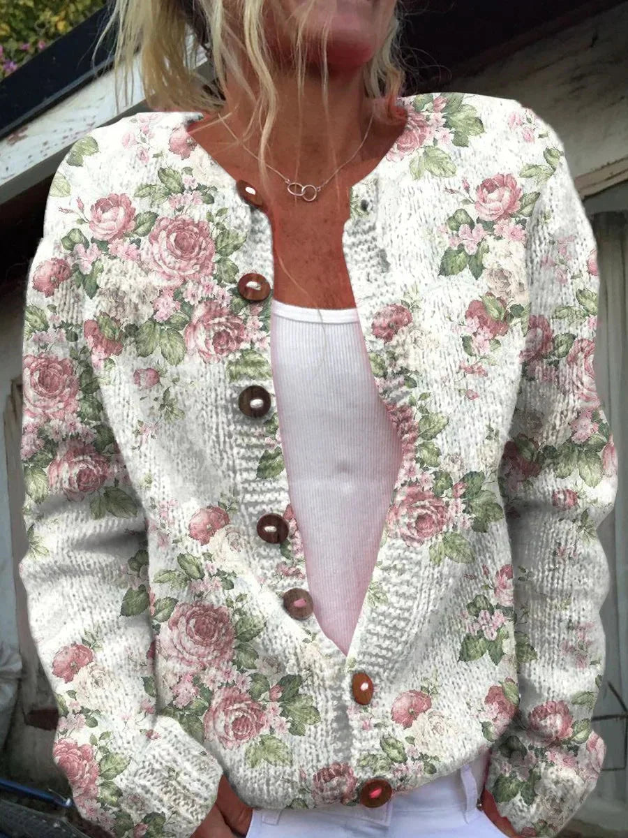 Shane™ | Women's Floral Button Cardigan