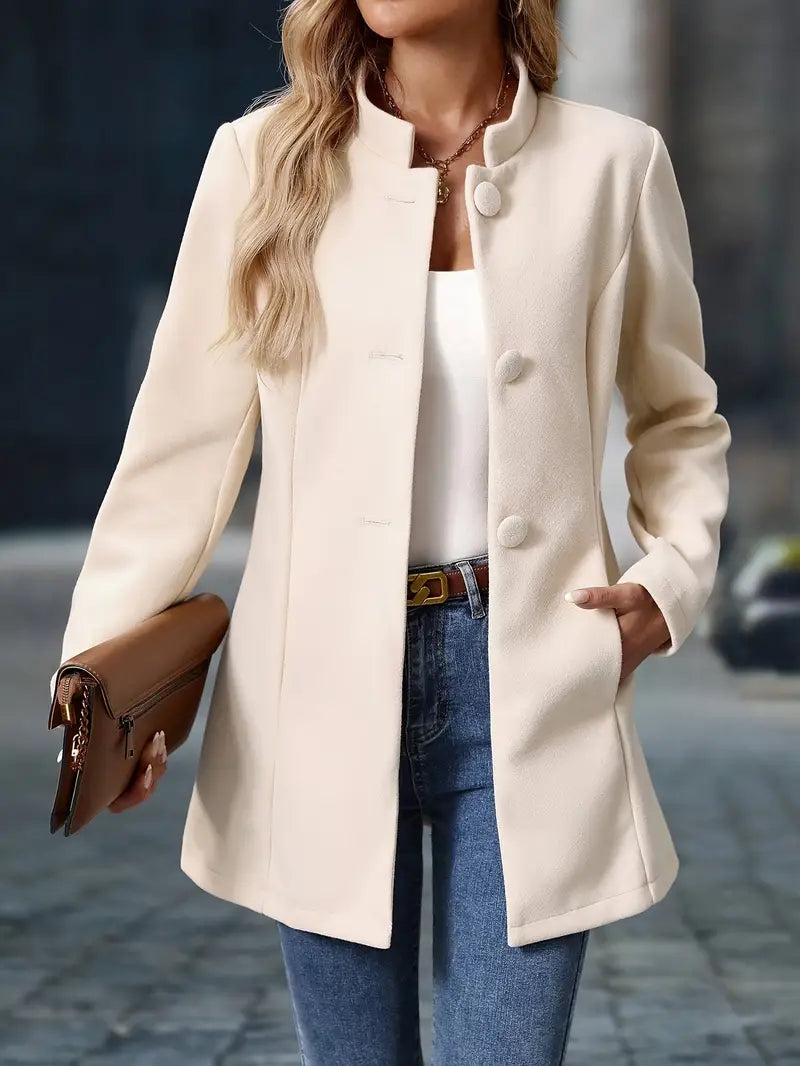 KRISTIN™ | Elegant Long Blazer-Style Jacket