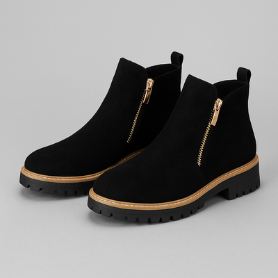 RONDA™ | Women’s Shoes with Round Toe and Side Zipper