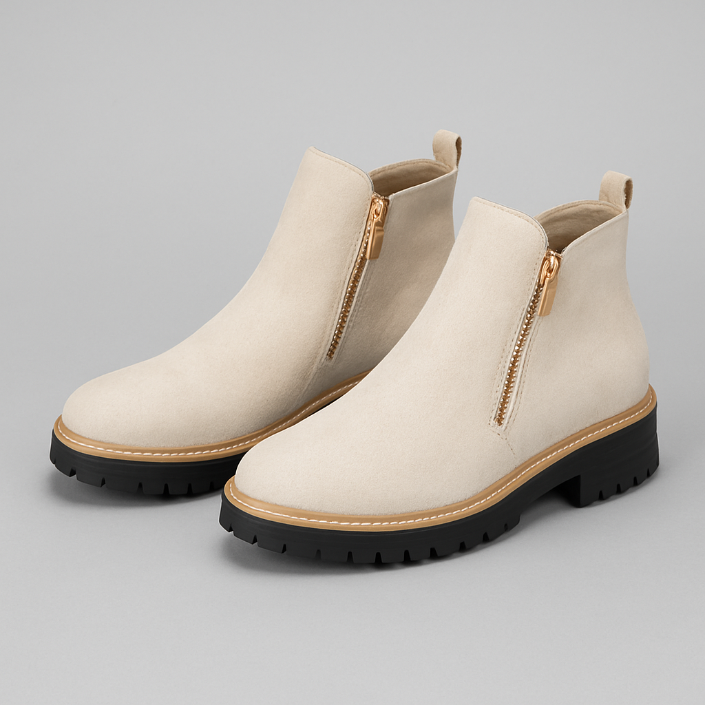 RONDA™ | Women’s Shoes with Round Toe and Side Zipper