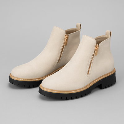 RONDA™ | Women’s Shoes with Round Toe and Side Zipper
