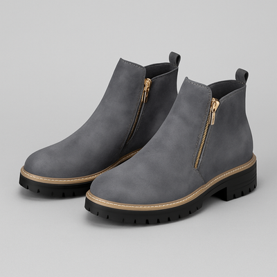 RONDA™ | Women’s Shoes with Round Toe and Side Zipper