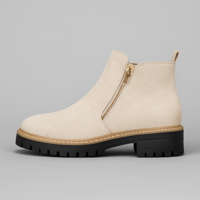RONDA™ | Women’s Shoes with Round Toe and Side Zipper