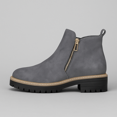 RONDA™ | Women’s Shoes with Round Toe and Side Zipper