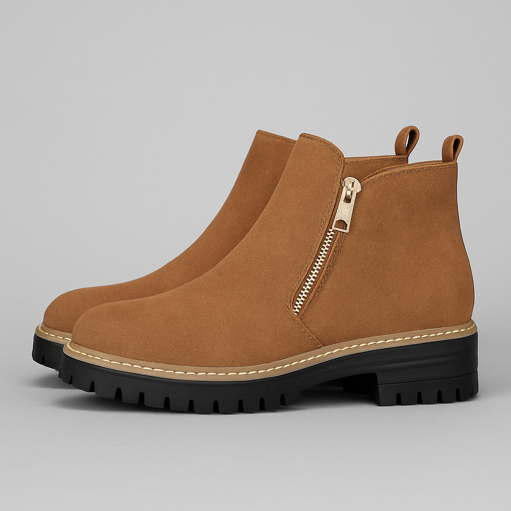 RONDA™ | Women’s Shoes with Round Toe and Side Zipper