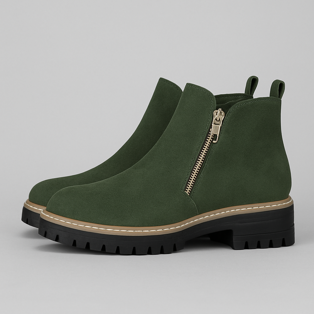 RONDA™ | Women’s Shoes with Round Toe and Side Zipper