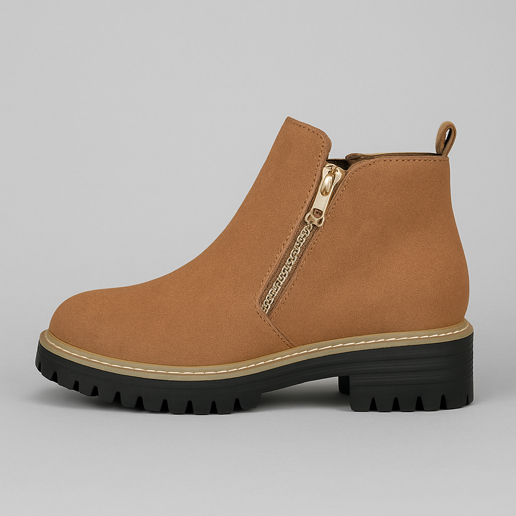 RONDA™ | Women’s Shoes with Round Toe and Side Zipper
