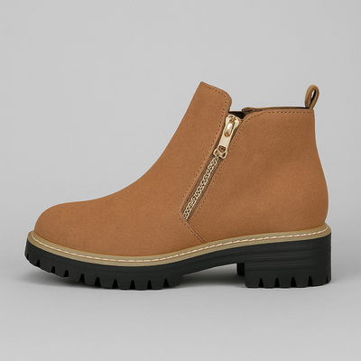RONDA™ | Women’s Shoes with Round Toe and Side Zipper