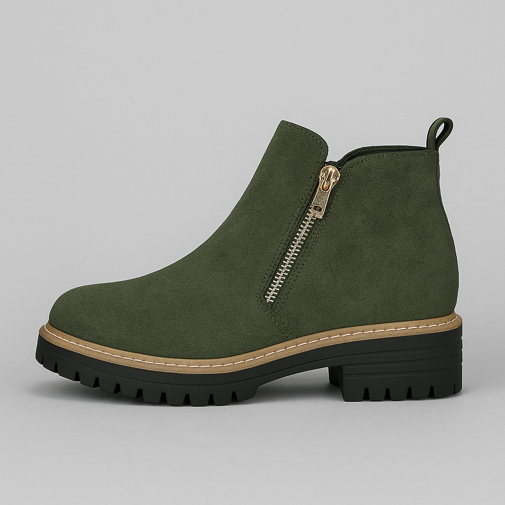 RONDA™ | Women’s Shoes with Round Toe and Side Zipper