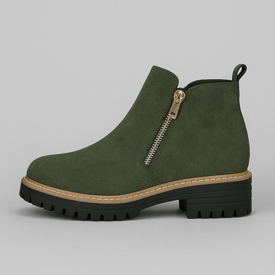 RONDA™ | Women’s Shoes with Round Toe and Side Zipper