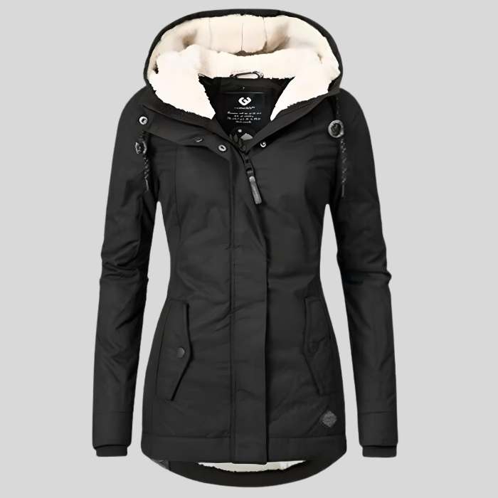 ALIENOR™  | Waterproof Long Coat with Hood and Lining