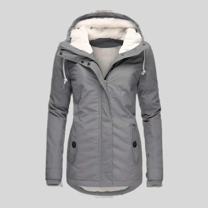 ALIENOR™  | Waterproof Long Coat with Hood and Lining