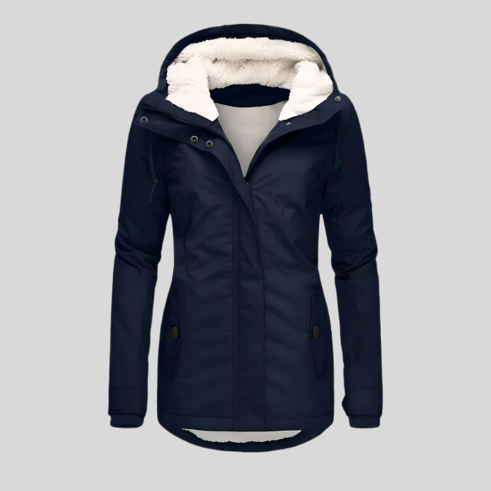 ALIENOR™  | Waterproof Long Coat with Hood and Lining