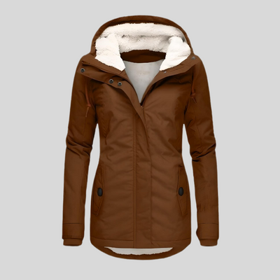 ALIENOR™  | Waterproof Long Coat with Hood and Lining