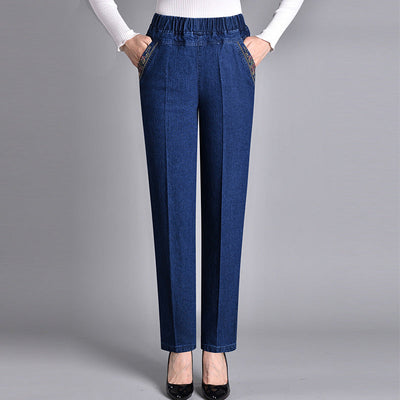 CELIA™  | Women's jeans with side pockets and elastic waistband