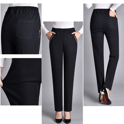 CELIA™  | Women's jeans with side pockets and elastic waistband